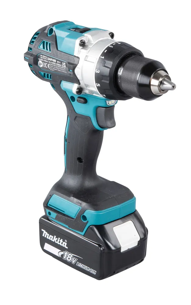 "Makita" akumuliatorinis smūginis grąžtas DHP486RTJ