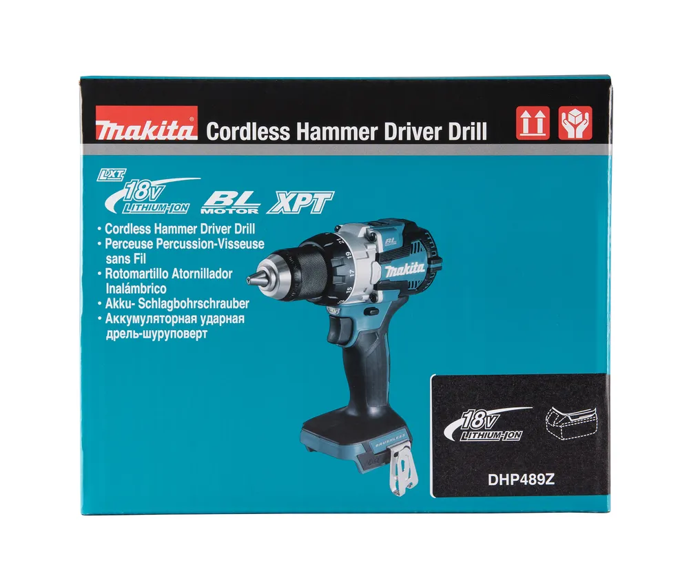 Makita akulööktrell DHP489Z, ilma aku ja laadijata