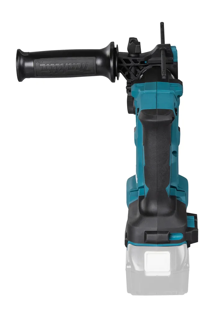 Pildil on Makita akupuurvasar DHR183Z, millel on must lisakäepide ja sinakashall korpus.