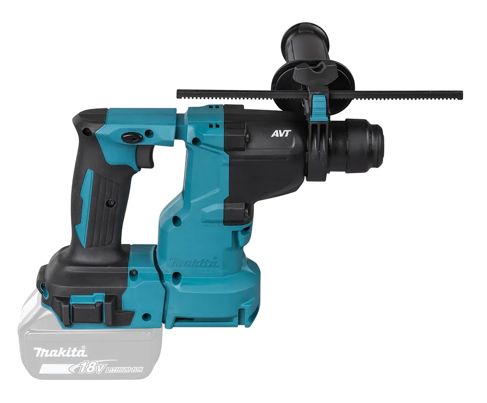 Pildil on Makita akupuurvasar DHR183Z, mida iseloomustab tööriista sinine ja must värvus, ja see on varustatud...