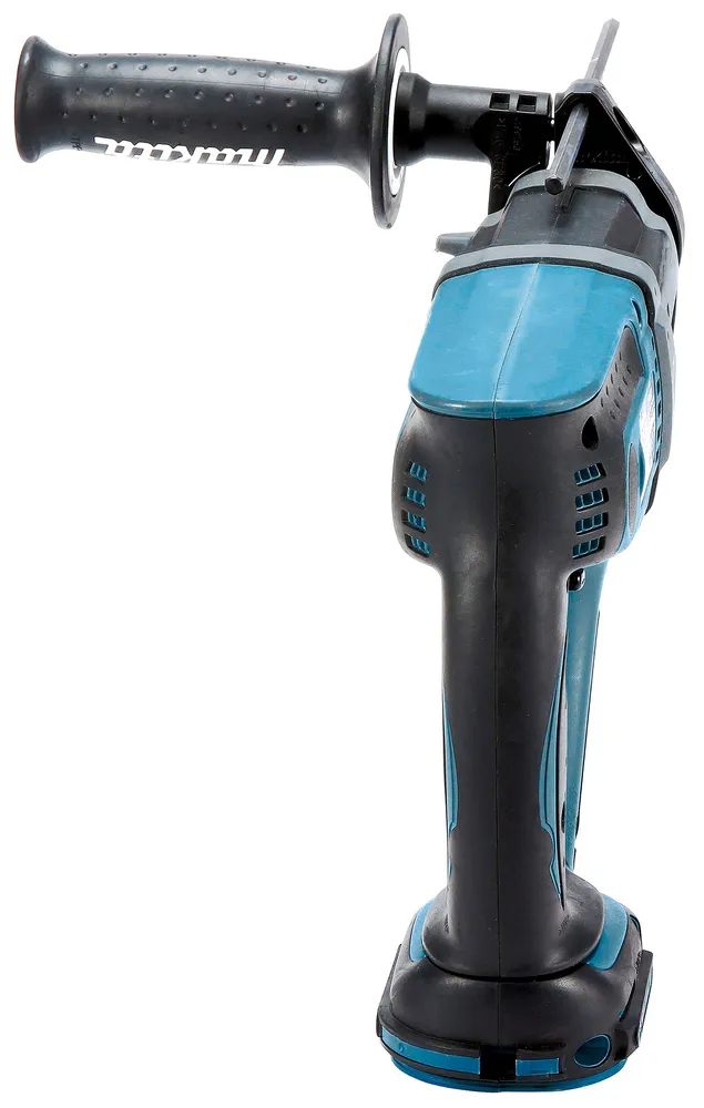 Pildil on Makita akupuurvasar DHR202Z, millel on sinine ja must korpus ning must käepide.