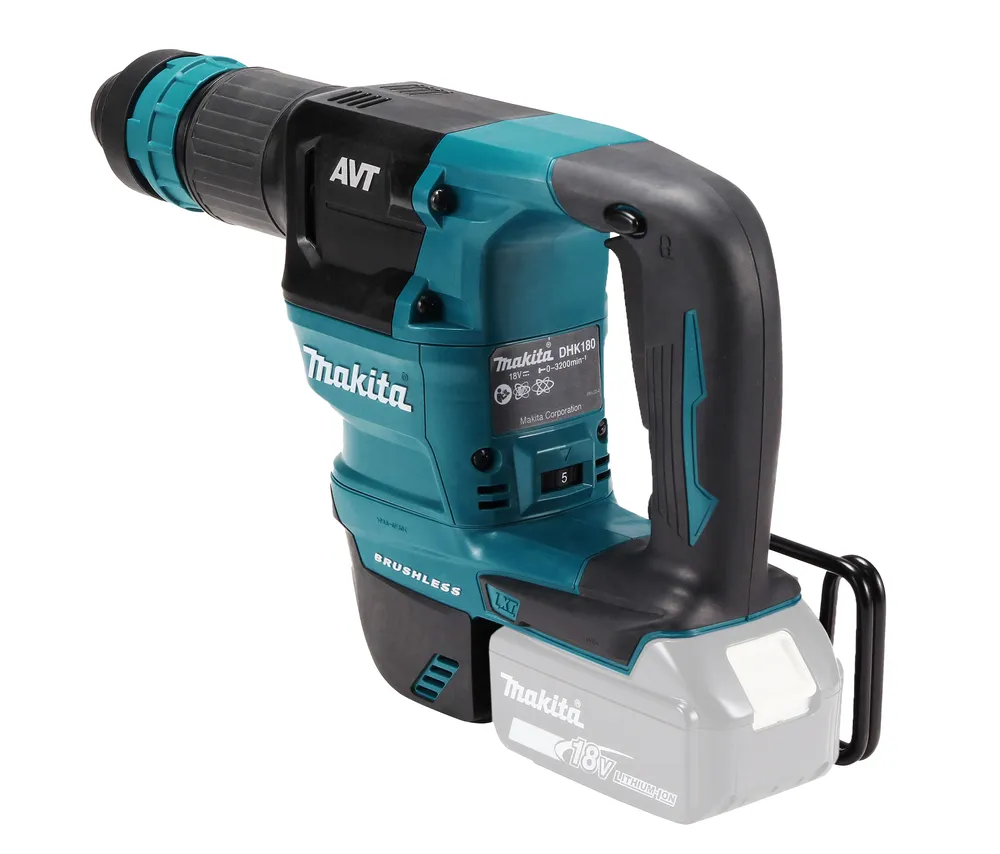 Makita cordless demolition hammer DHK180Z, without battery and charger