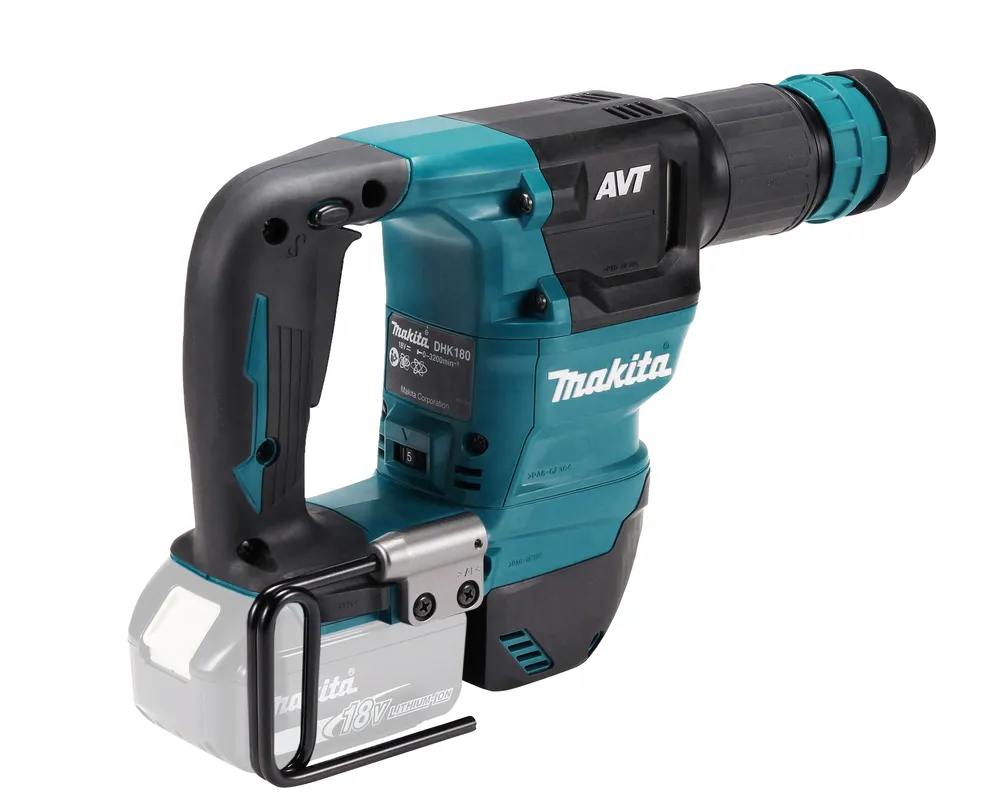 Makita cordless demolition hammer DHK180Z, without battery and charger