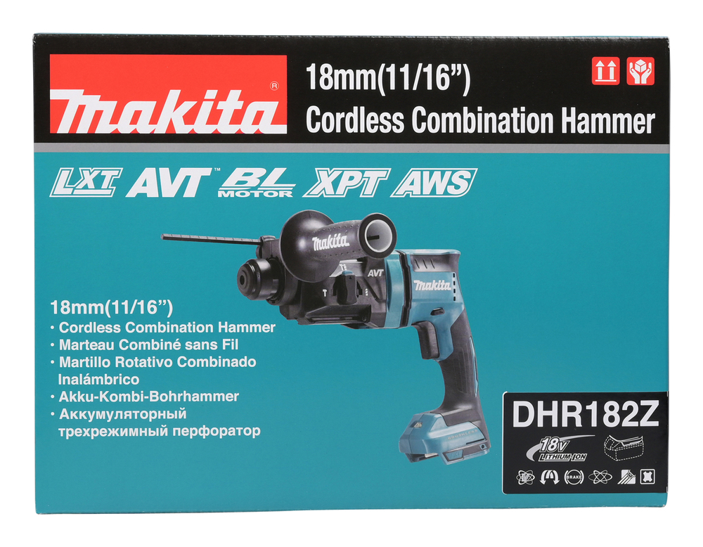 Аккумуляторный перфоратор Makita DHR182Z, без аккумулятора и зарядного устройства