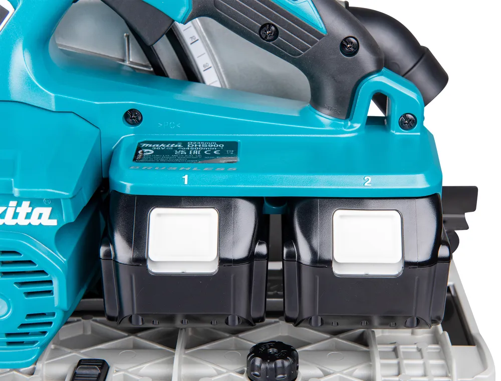 Makita akumuliatorinis diskinis pjūklas DHS900Z, be akumuliatoriaus ir įkroviklio