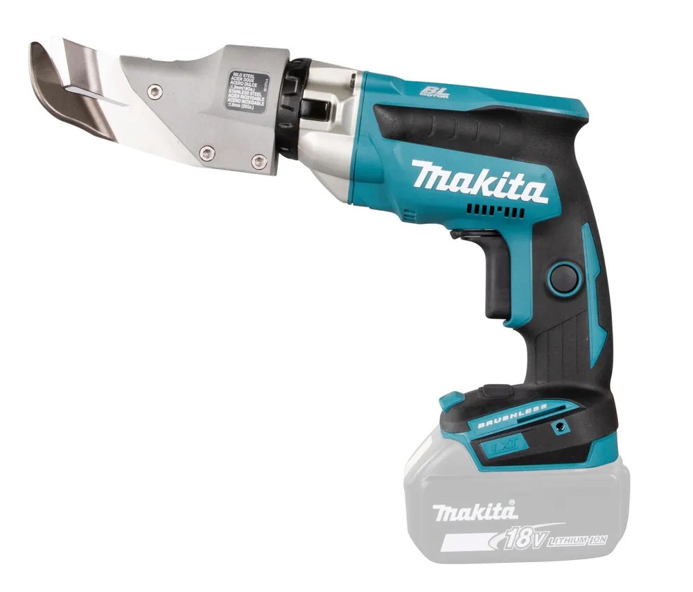 Pildil on Makita akulõikur DJS131Z, mis on tööriist lehtmetalli lõikamiseks.