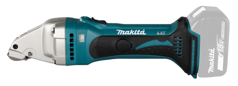 Pildil on Makita akuplekilõikur DJS161Z, millel on kaks lõiketera.