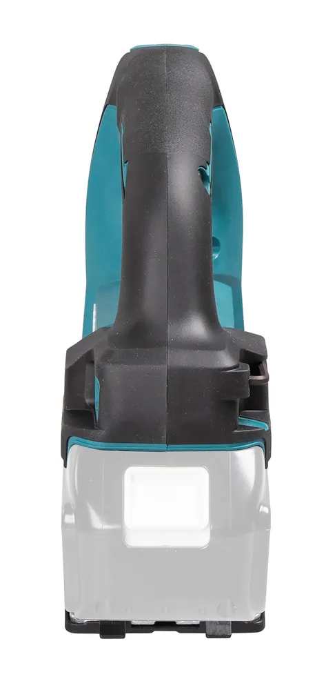 Pildil on Makita akutikksaag DJV184Z, mida näidatakse tagantvaates, ilma aku ja laadijata.