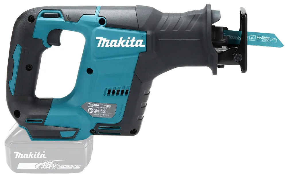 Makita battery universal saw DJR188Z, without battery and charger