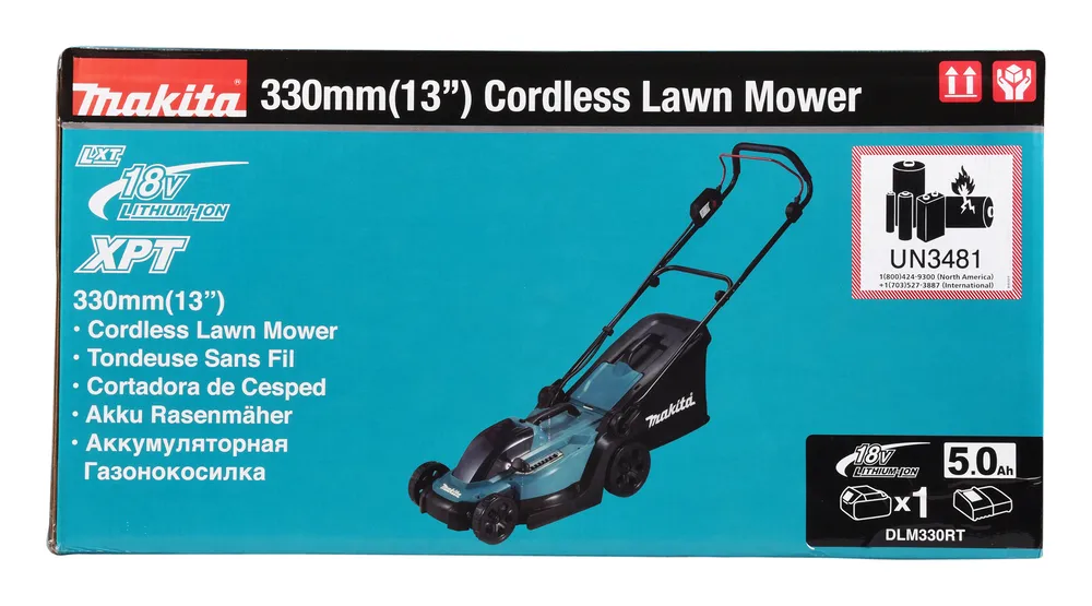 Makita cordless lawnmower DLM330RT