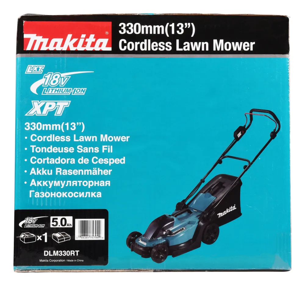 Makita cordless lawnmower DLM330RT
