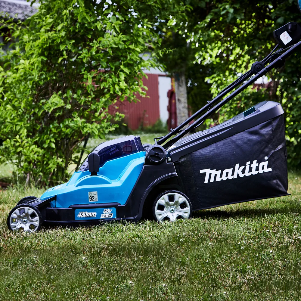 Makita akumulinė vejapjovė DLM432Z, be akumuliatoriaus ir įkroviklio
