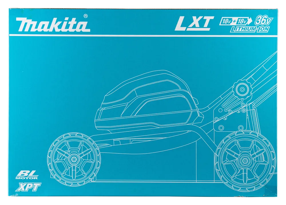 Makita cordless lawnmower DLM466ZX, without battery and charger