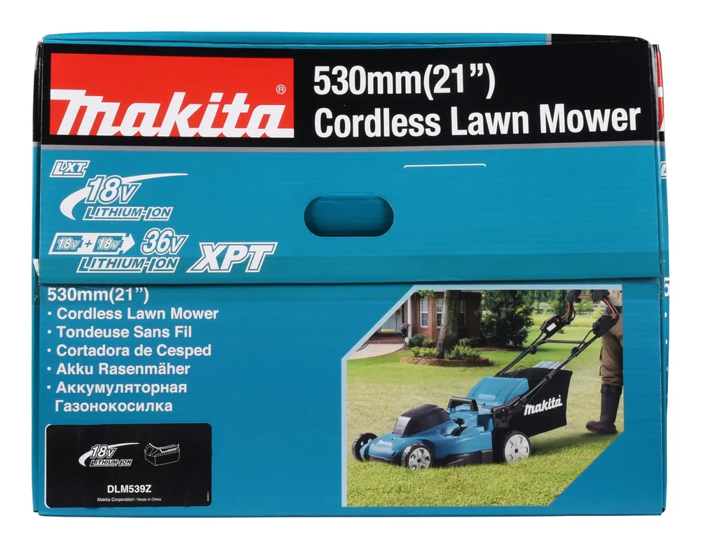 Makita akumulinis vejapjovė DLM539Z, be akumuliatoriaus ir įkroviklio