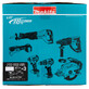 Makita kombinuotų įrankių rinkinys DLX6141TX1