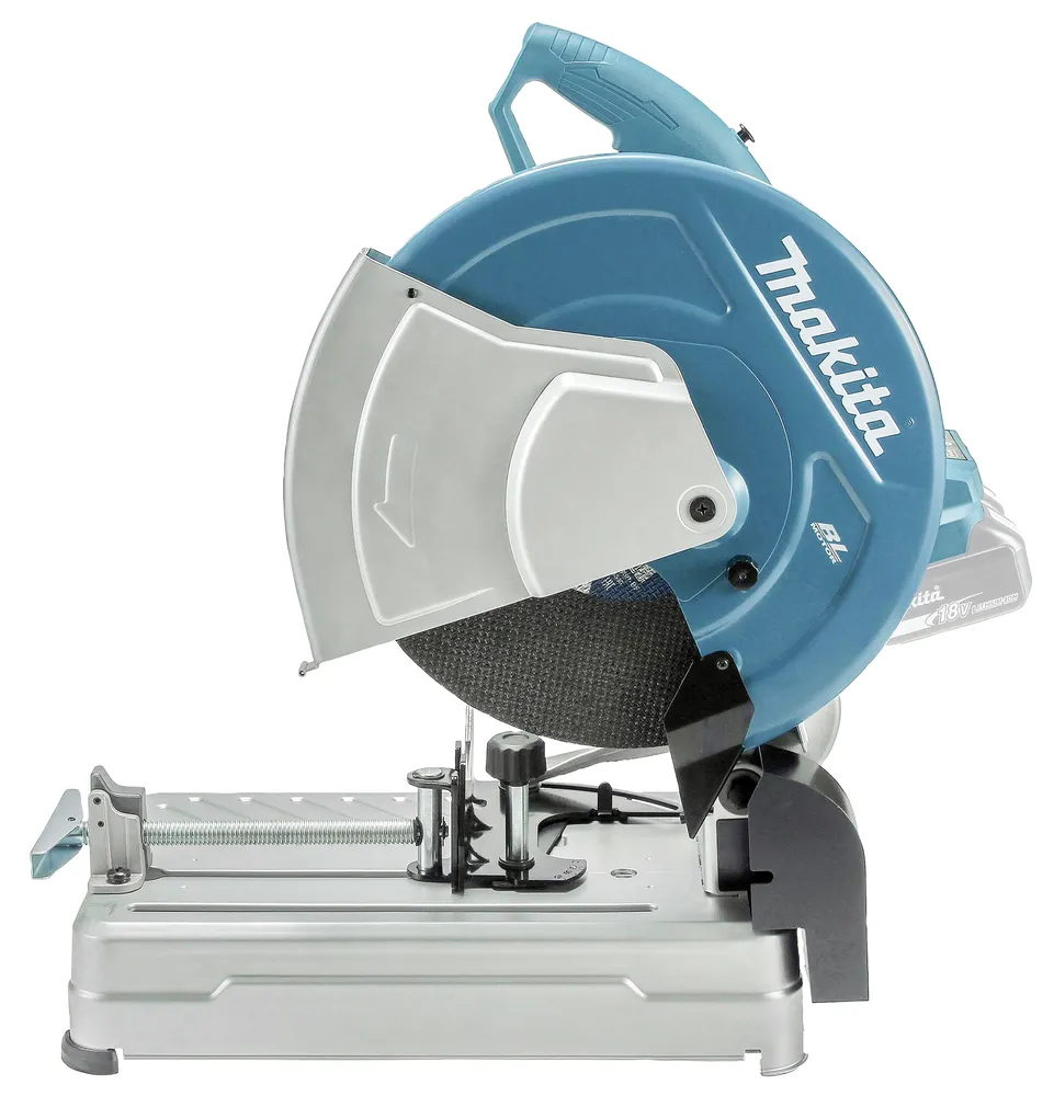 Pildil on Makita akumetallilõikur DLW140Z, mis on loodud metalli täpseks ja puhtaks lõikamiseks.