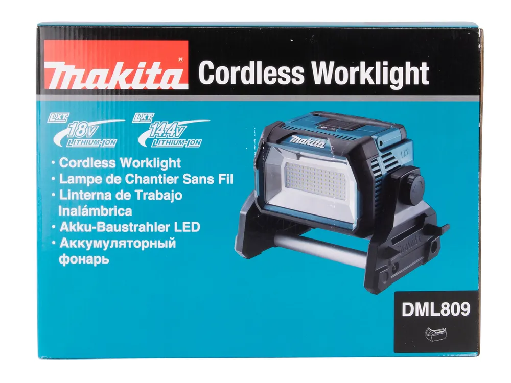 Makita LED spotlight DML809, without battery and charger