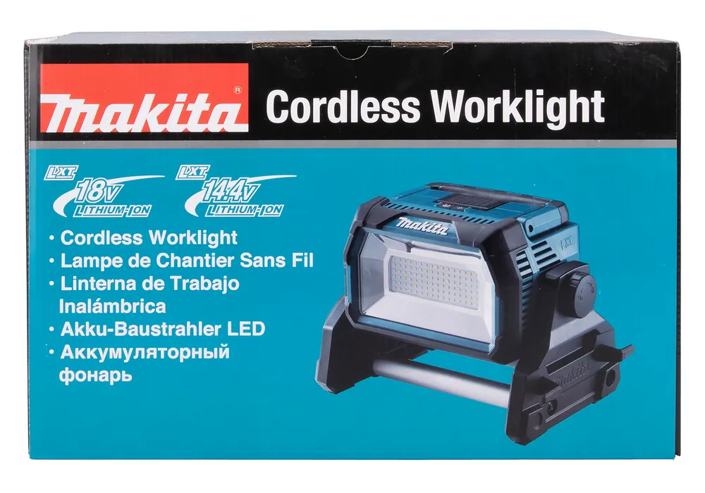 Makita LED spotlight DML809, without battery and charger