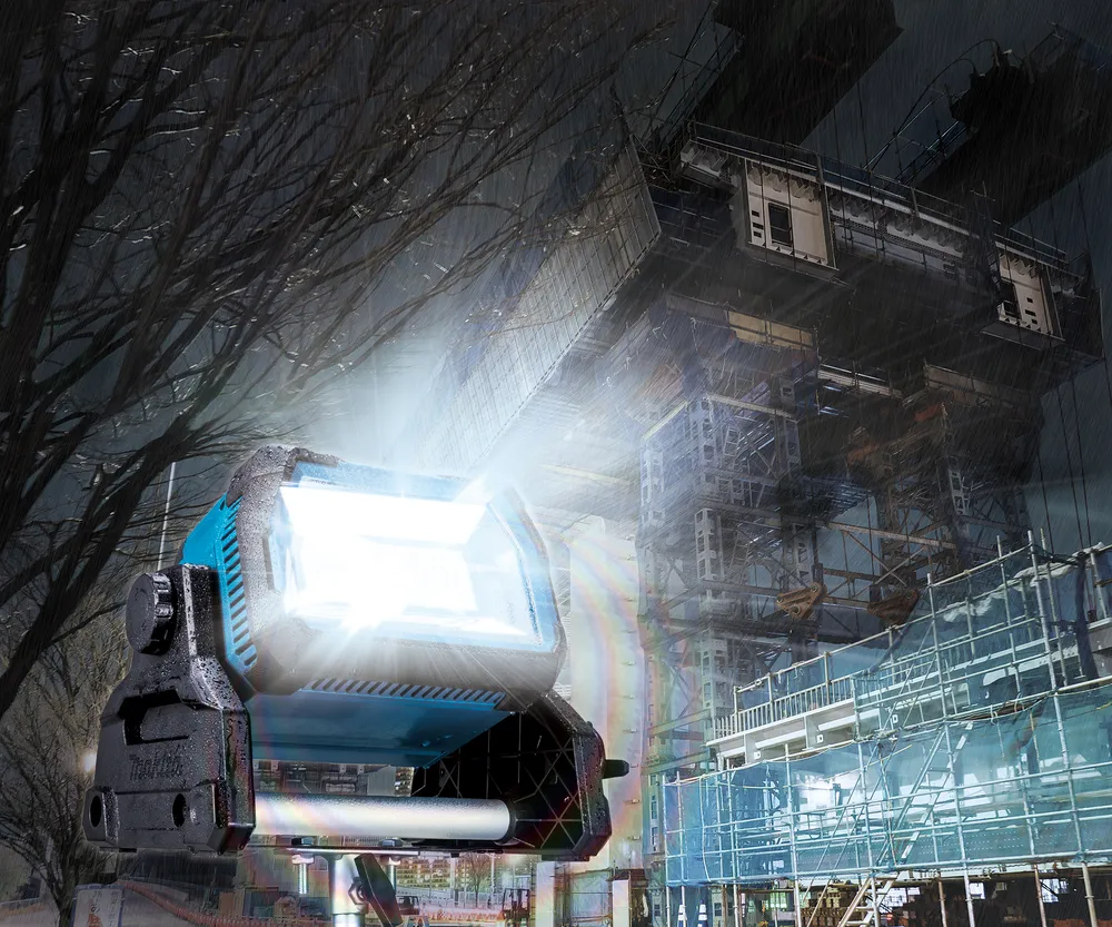 Makita LED spotlight DML809, without battery and charger