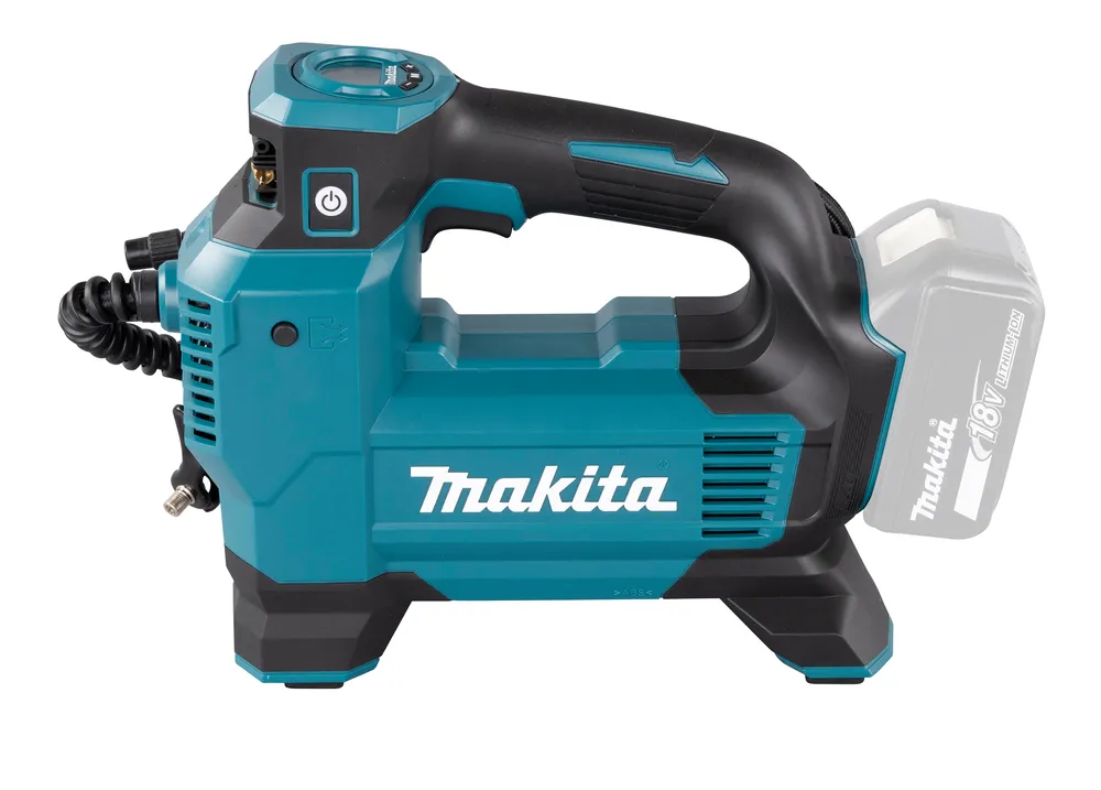 Pildil on Makita akupump DMP181Z, mis on akutoitel töötav pump.