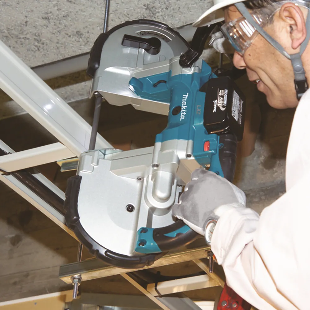 Makita аккумуляторная ленточная пила DPB180Z, без аккумулятора и зарядного устройства