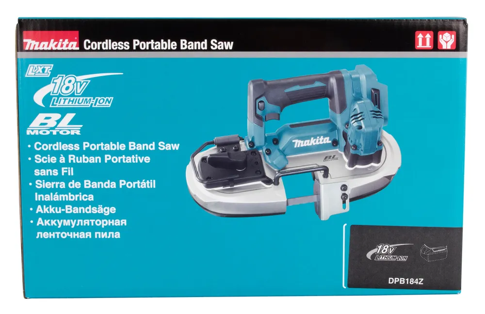 Ленточная пила Makita DPB184Z, без аккумулятора и зарядного устройства