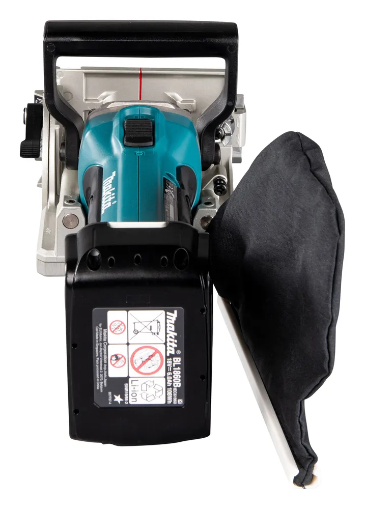 Makita cordless biscuit joiner DPJ180Z, without battery and charger