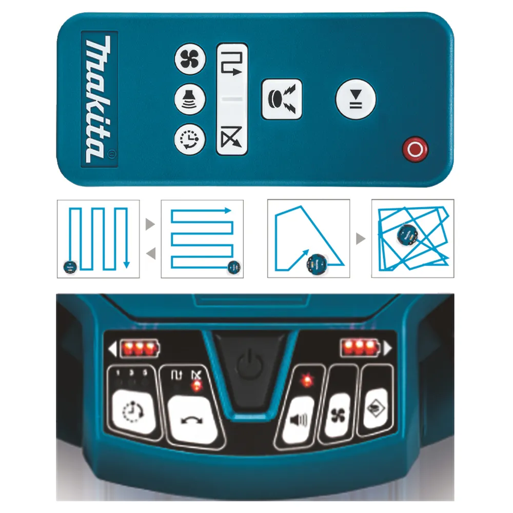 Makita robot vacuum cleaner DRC200Z, without battery and charger