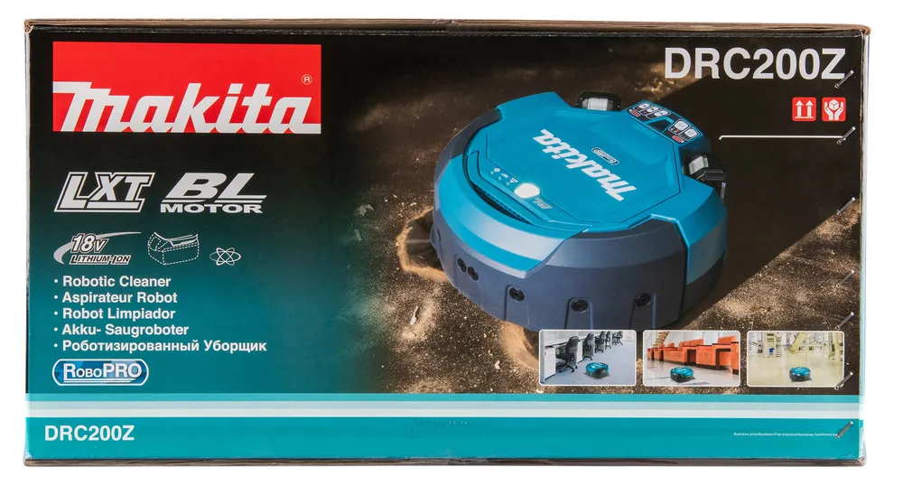 Makita robot vacuum cleaner DRC200Z, without battery and charger