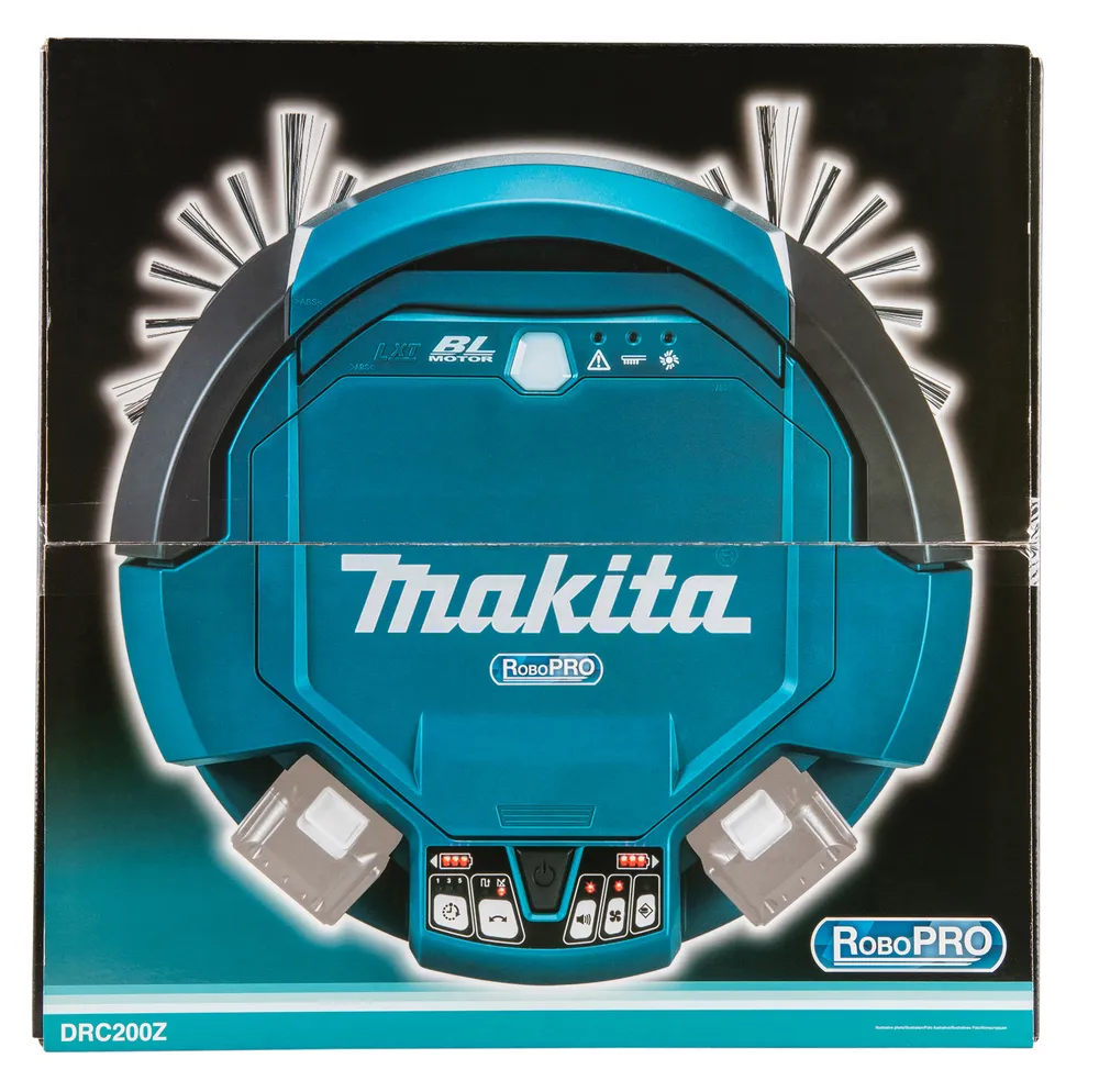 Makita robot vacuum cleaner DRC200Z, without battery and charger