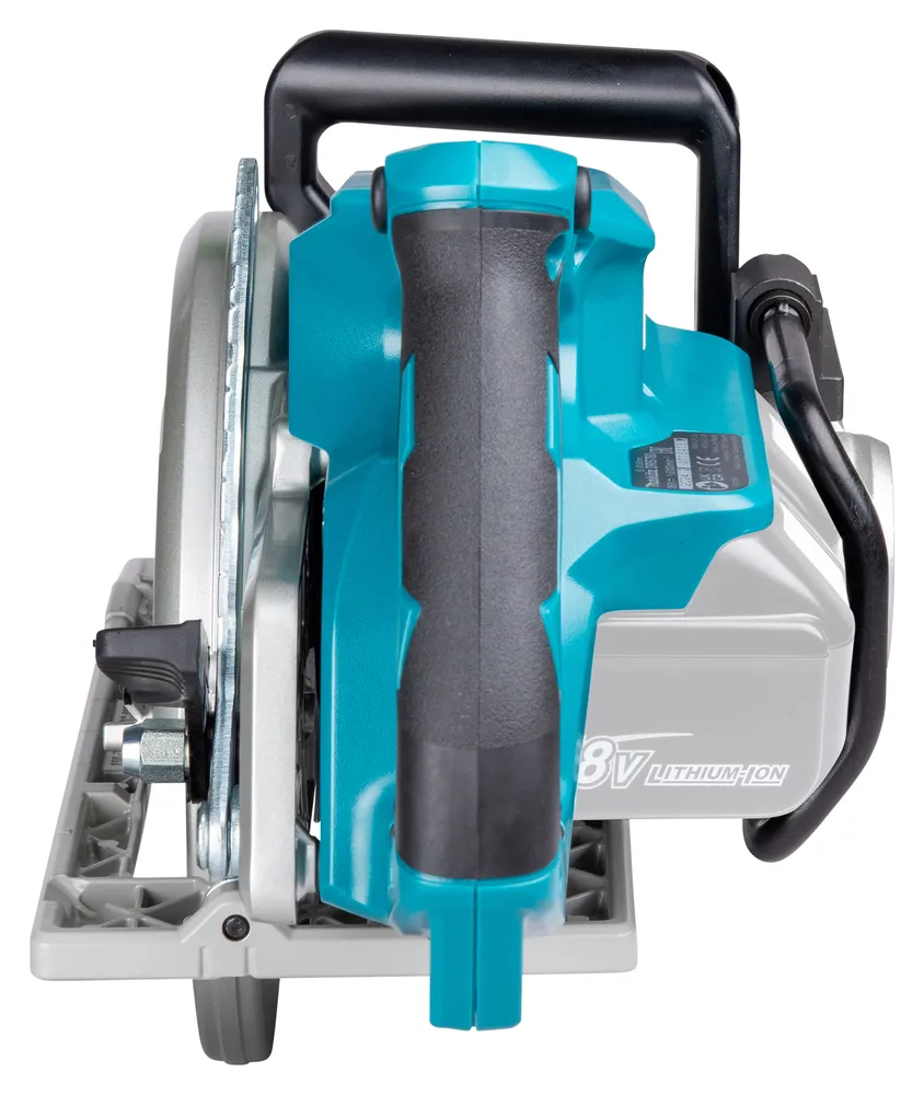 Pildil on Makita akuketassaag DRS780Z, millel on sinine korpus, must käepide ja hõbedane saetera, ning näha on ka selle...