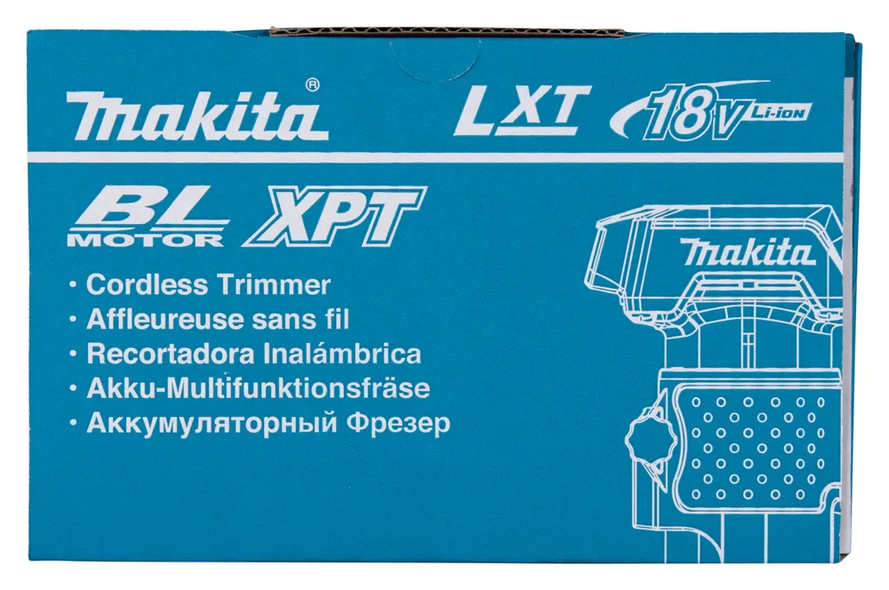 Makita akumulatora augšējais frēze/malu frēze DRT52Z, bez akumulatora un lādētāja
