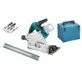Аккумуляторная циркулярная пила Makita DSP600ZJ + направляющая шина + прижимные винты для шины