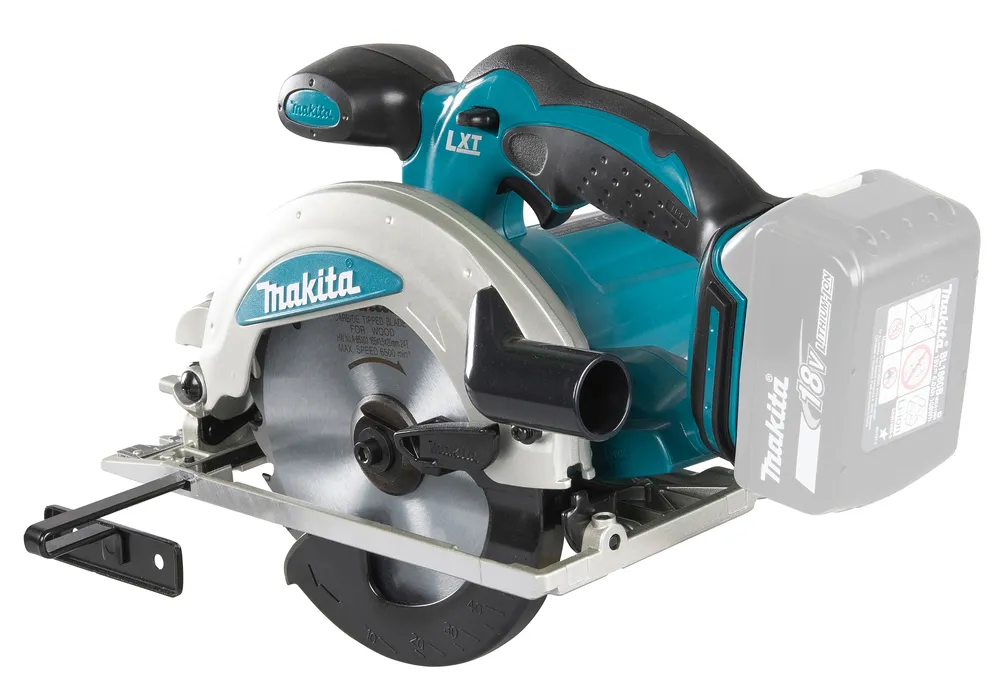 Pildil on Makita akuketassaag DSS610Z, mida näidatakse ilma aku ja laadijata.