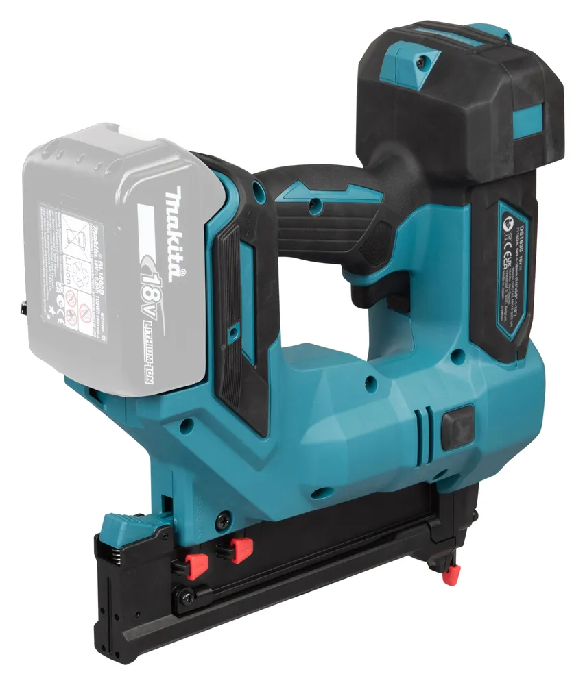 Pildil on Makita akuklambripüstol DST630ZJ, mida on kujutatud ilma aku ja laadijata.