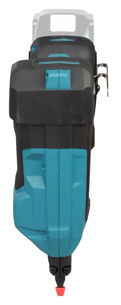 Pildil on Makita akuklambripüstol DST630ZJ, mida iseloomustab sinine ja must korpus ning akuelement, mis on kaetud...