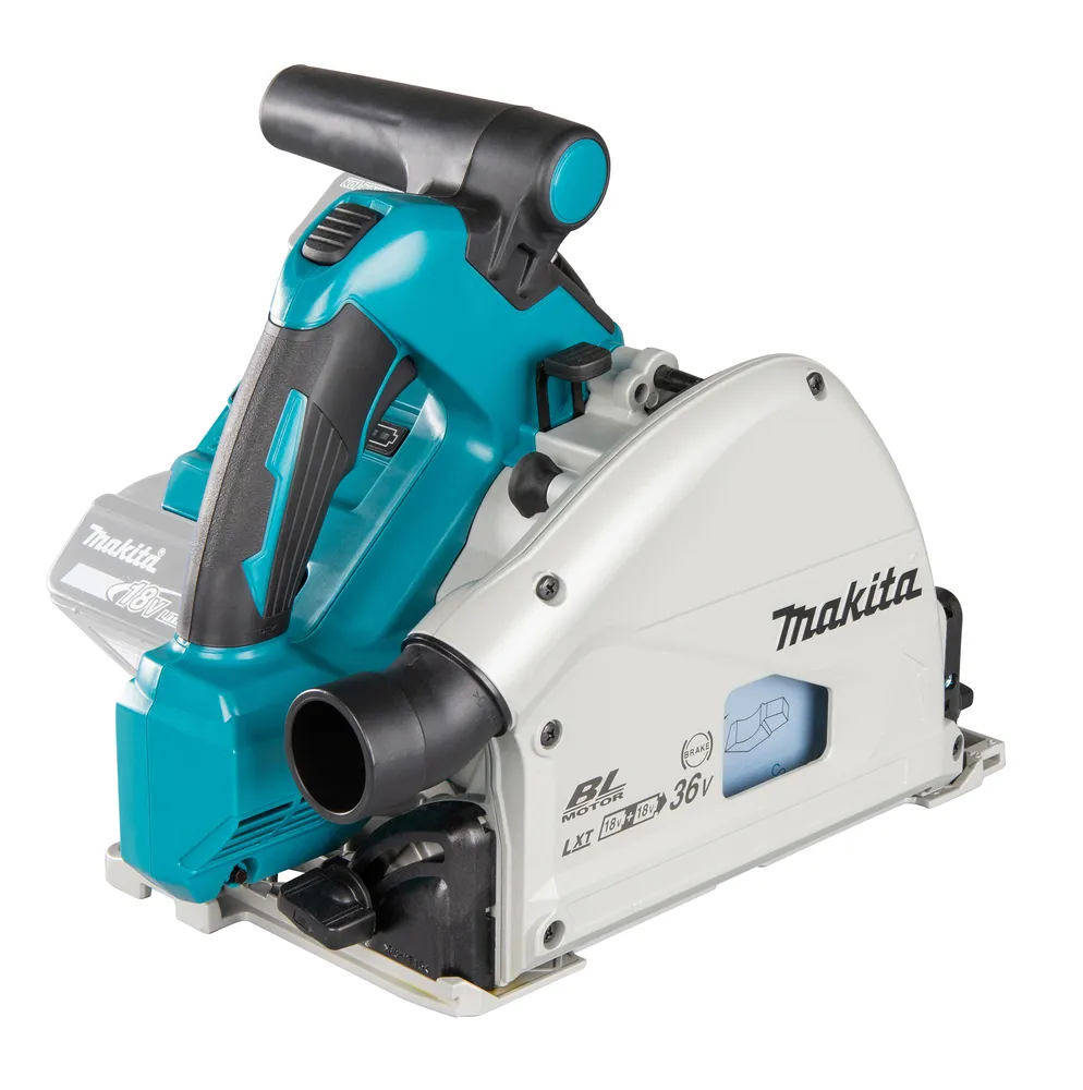 Pildil on Makita akuketassaag DSP601ZJU, ilma aku ja laadijata, mis on esitatud valge taustaga.
