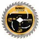 DeWalt Extreme Runtime Saw Blade 190 mm 36Z, with diamond-shaped attachment