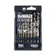 Pildil on DeWalt Extreme metallipuuride komplekt, mis sisaldab 10 erineva suurusega puuri vahemikus 1-10 mm.