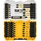Pildil on näha DeWalt FLEXTORQ 37-osaline löökotsakute komplekt, mis sisaldab mitmeid erinevaid otsakuid ja magnetpeaga...