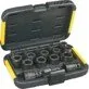 DeWalt 1/2" 6-27 mm Impact Socket Set, 17-Piece