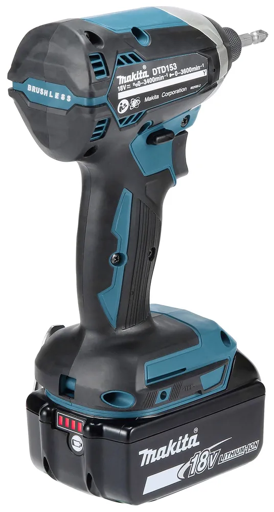 Makita аккумуляторный ударный гайковерт DTD153RTJ