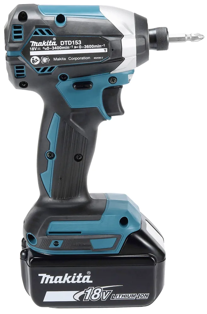 Makita аккумуляторный ударный гайковерт DTD153RTJ