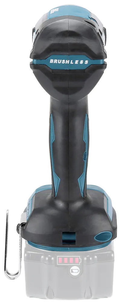 Pildil on Makita akulöökkruvikeeraja DTD153Z, millel on nähtav korpus, käepide, aku kinnituskoht ja "BRUSHLESS" silt.