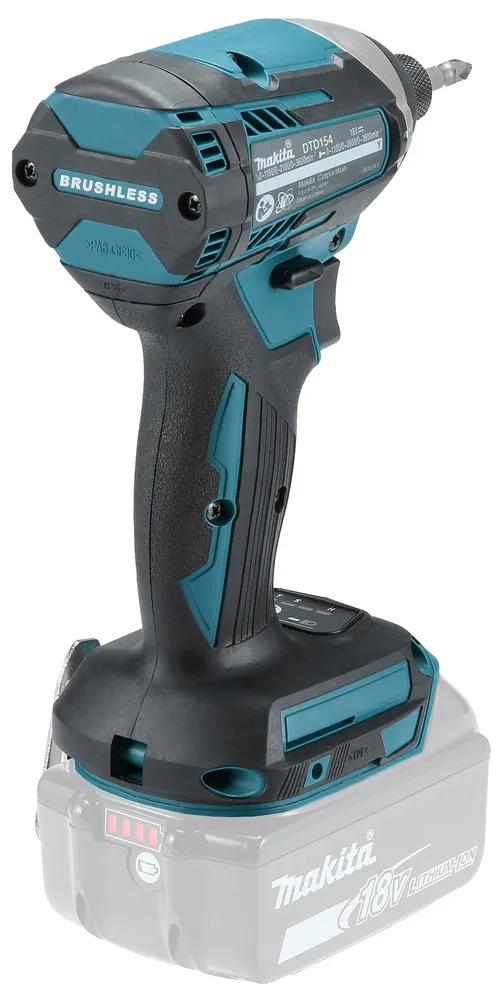 Аккумуляторный ударный гайковерт Makita DTD154Z, без аккумулятора и зарядного устройства