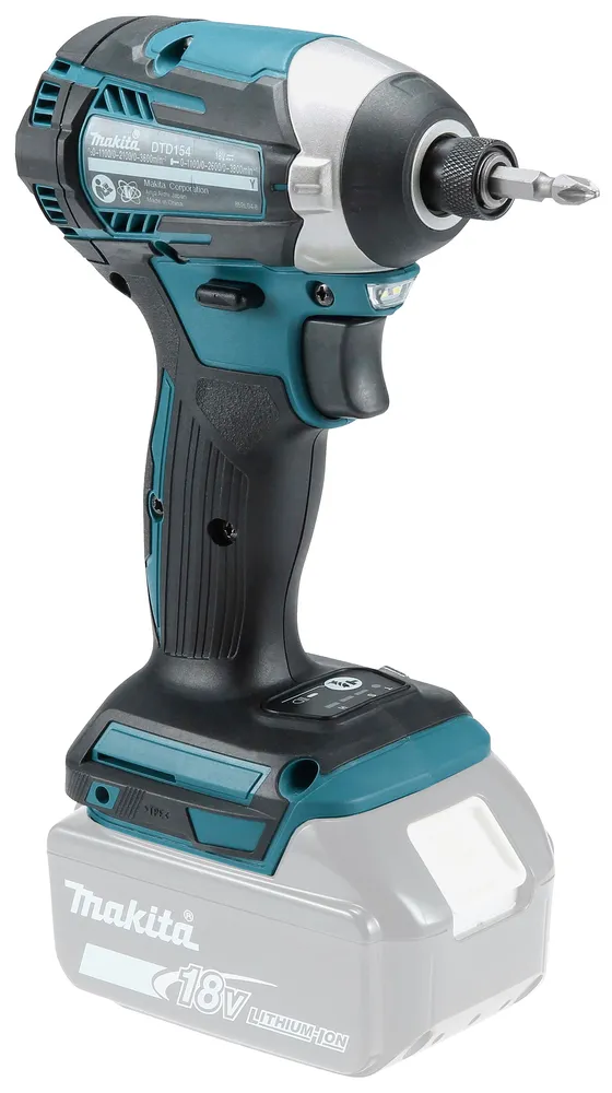 Аккумуляторный ударный гайковерт Makita DTD154Z, без аккумулятора и зарядного устройства