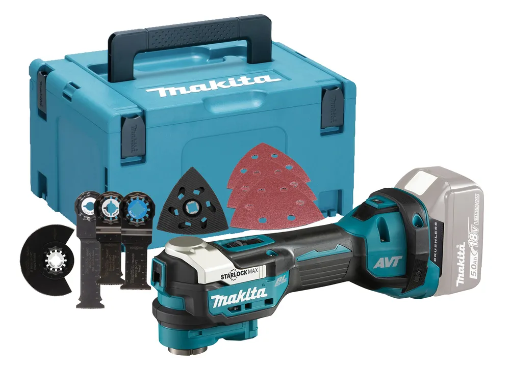 Аккумуляторный универсальный инструмент Makita DTM52ZJX4, без аккумулятора и зарядного устройства