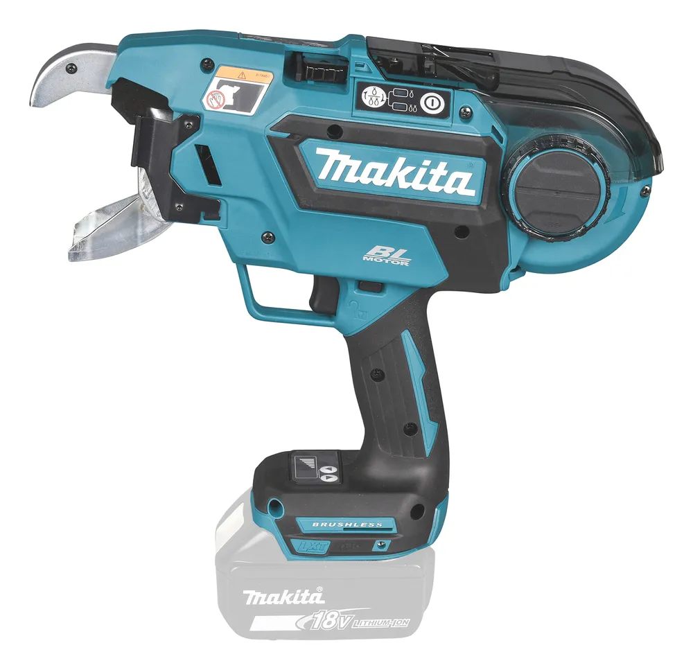Pildil on Makita akutoitel töötav armatuurisiduri DTR181ZJ, millel on sinise-must värvikombinatsioon ja mille küljel on...