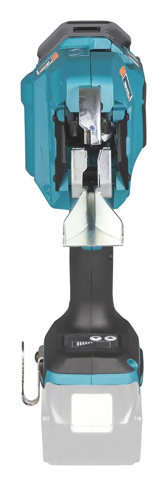 Pildil on Makita akuarmatuurisiduja DTR181ZJ, millel on näha selle tööosa, käepide ja aku kinnituskoht.