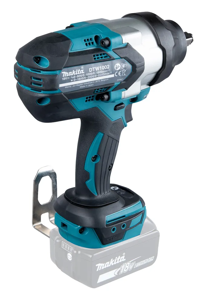 Makita akumulatora trieciena uzgriežņu atslēga DTW1002Z, bez akumulatora un lādētāja